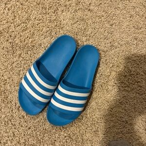 adidas Blue and White Sandals